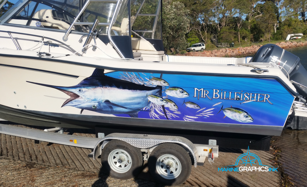 boat wrap marlin-half