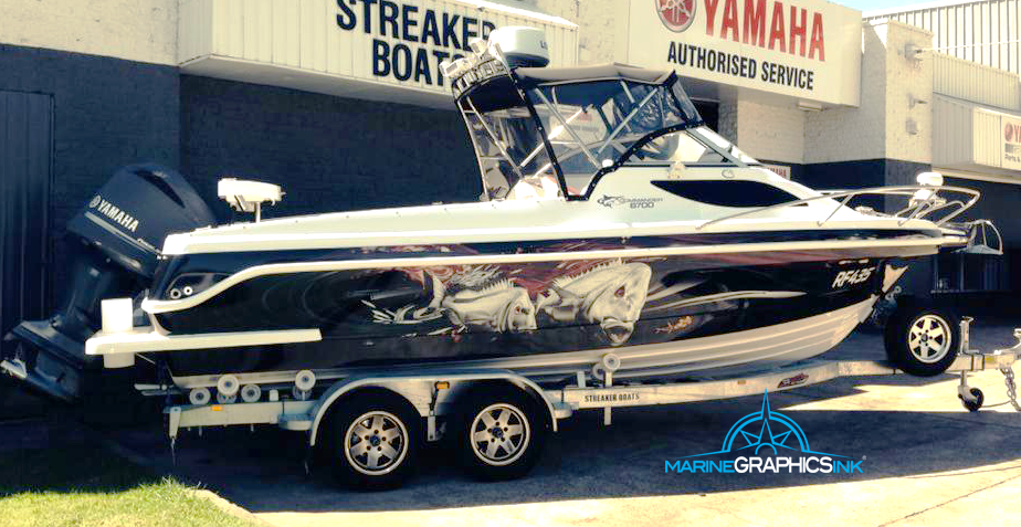 boat wrap red-snapper